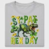 St. Patrick's Day T-Rex DTF Transfer