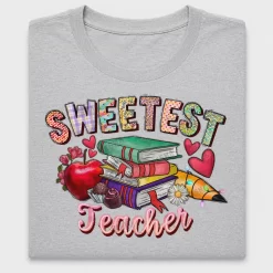 Sweetest Teacher DTF Transfer