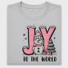 Joy To The World Christmas DTF Transfer