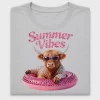 Summer Vibes Highland Cow DTF Transfer