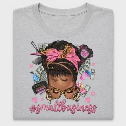 Boss Girl Messy Bun DTF Transfer