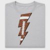 Distressed Football Lightning Bolt DTF Transfer