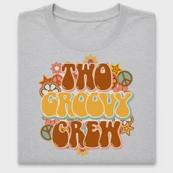 Retro Two Groovy Crew DTF Transfer