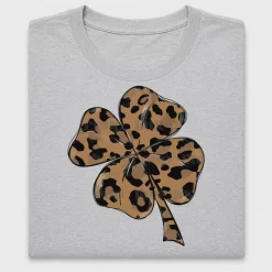Leopard Shamrock DTF Transfer
