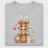 Easter Highland Cow Stack DTF Transfer
