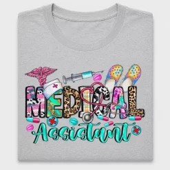 Medical Assistant DTF Transfer Design
