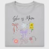 She Is Mom Floral DTF Transfer