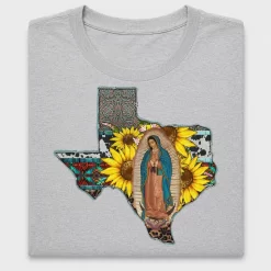 Texas Our Lady Guadalupe DTF Transfer