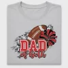 Dad of Both Football Cheer DTF Transfer