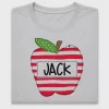 Personalized Apple Teacher Nameplate DTF Transfer