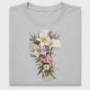 Floral Cross DTF Transfer Design