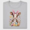 Easter Floral Cow DTF Transfer