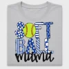 Softball Mom DTF Transfer Design