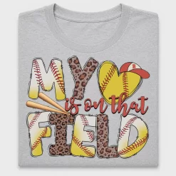 My Field Leopard Softball DTF Transfer