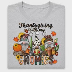 Thanksgiving Gnomes DTF Transfer Design