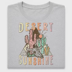 Desert Sunshine Cow Skull DTF Transfer