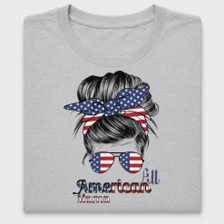 American Mama Patriotic DTF Transfer
