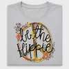 Boho Peace Sign Floral DTF Transfer