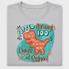 Popped Through 100 Days School DTF Transfer