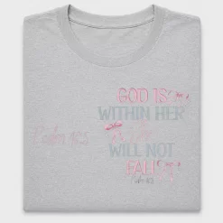 God Is Within Her Bible Verse DTF Transfer