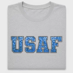 Air Force Sparkle DTF Transfer
