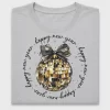 Black Gold Disco Ball Happy New Year DTF Transfer