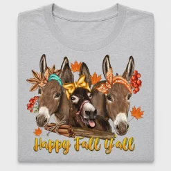 Happy Fall Yall Donkey DTF Transfer