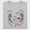 Spooky Skeleton Dancing Halloween DTF Transfer
