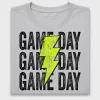 Game Day Lightning Bolt DTF Transfer