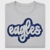 Eagles Sequin Glitter DTF Transfer