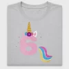 Unicorn 6th Birthday DTF Transfer