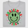 Christmas Vibes Smiley Face DTF Transfer