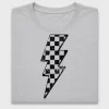 Checkered Flag Lightning Bolt DTF Transfer