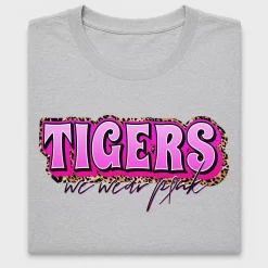 Retro Tigers We Wear Pink DTF Transfer