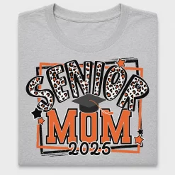 Senior Mom 2025 Leopard DTF Transfer