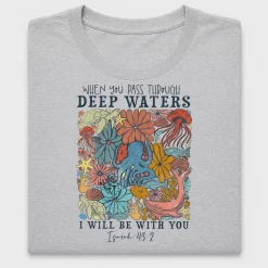 Deep Waters Ocean Floral DTF Transfer