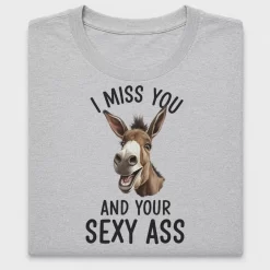 Funny Donkey I Miss You DTF Transfer