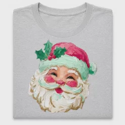 Retro Santa Face DTF Transfer