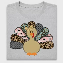 Leopard Turkey Bow DTF Transfer