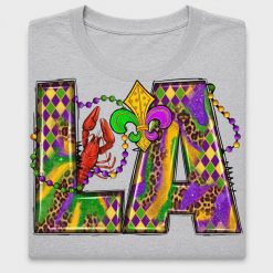 Mardi Gras Fleur de Lis DTF Transfer