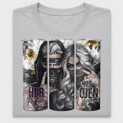 His Queen Her King DTF Transfer