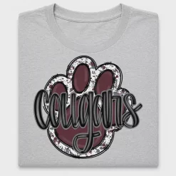 Cougars Paw DTF Transfer Design