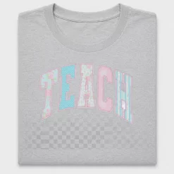 Floral Teacher DTF Transfer