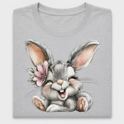 Floral Bunny DTF Transfer