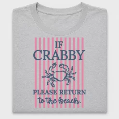Crabby Please Return To Beach DTF Transfer