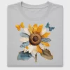 Patchwork Sunflower DTF Transfer