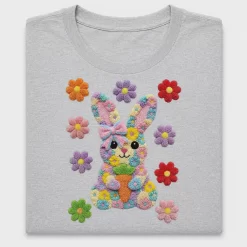 Floral Easter Bunny DTF Transfer
