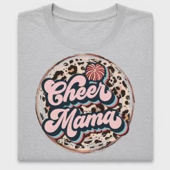 Retro Cheer Mama Leopard DTF Transfer