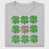 Leopard Four Leaf Clover DTF Transfer