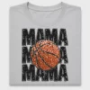Mama Basketball Sequin DTF Transfer